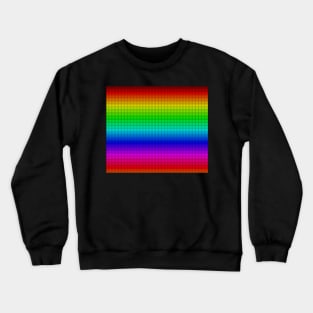 Another rainbow created with Processing Crewneck Sweatshirt